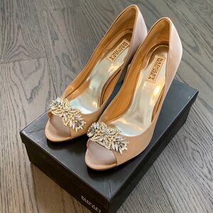 Badgley Mischka Satin Heels